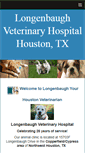 Mobile Screenshot of longenbaughvet.com